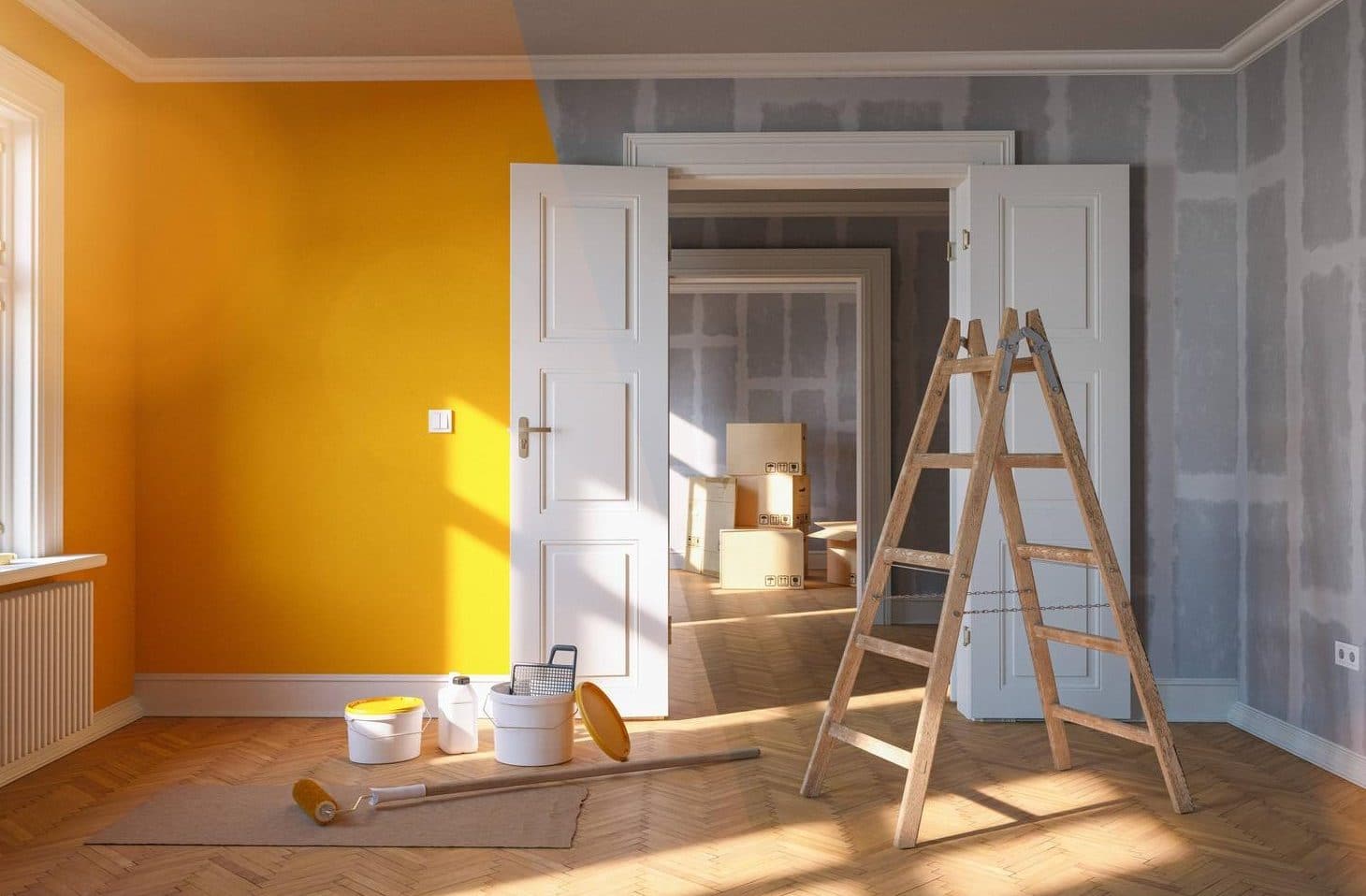 Peinture intérieure salon - RM Toiture 41